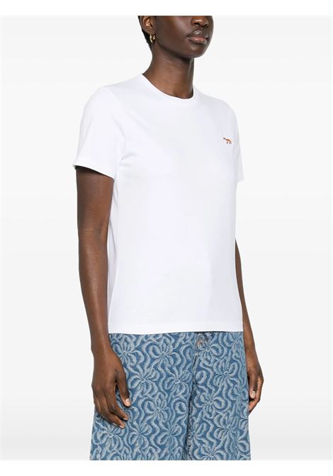 baby fox patch t-shirt woman white MAISON KITSUNÉ | MW00110KJ0008P100